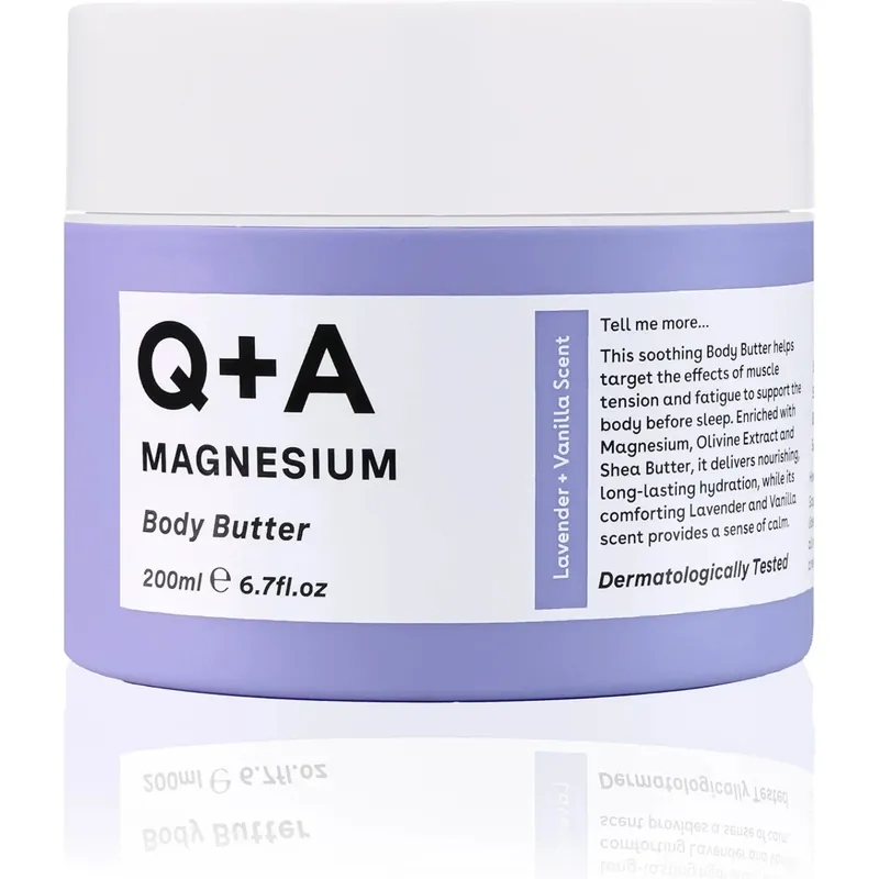 Premiumkvalitet - Q+AMagnesium Body Butter 200 ml
