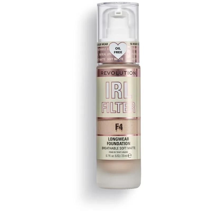 Makeup RevolutionIRL Filter Longwear FoundationF4 23 ml - Kanonpris