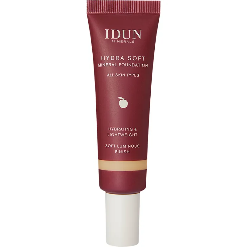 IDUN MineralsHydra Soft Mineral FoundationSvea Medium warm 30 ml | Topprodukt