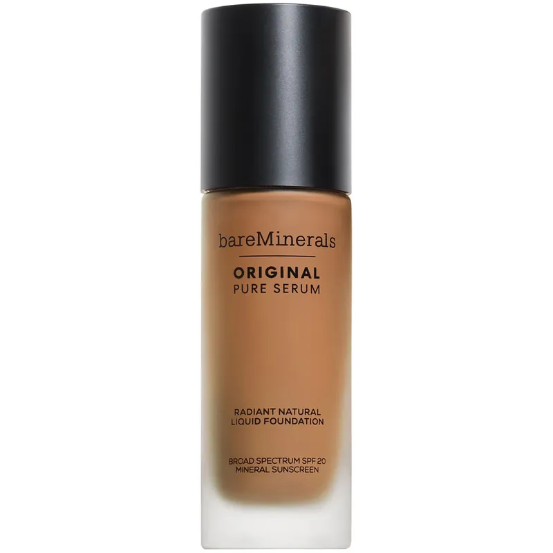 Premium | bareMineralsORIGINAL Pure Serum Liquid Foundation SPF20Medium Deep Warm 4.5 30 ml