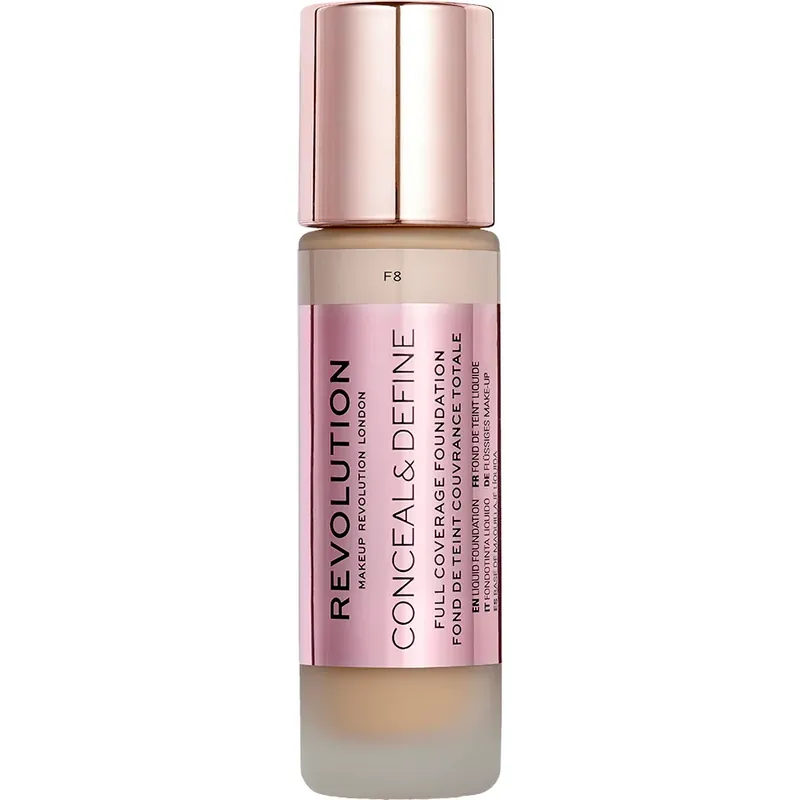 Makeup RevolutionConceal & Define FoundationF8 23 ml | Kampanj