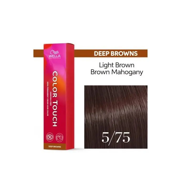Wella Color Touch Deep Browns 60ml 5/75 - Toning - Prisnedsättning