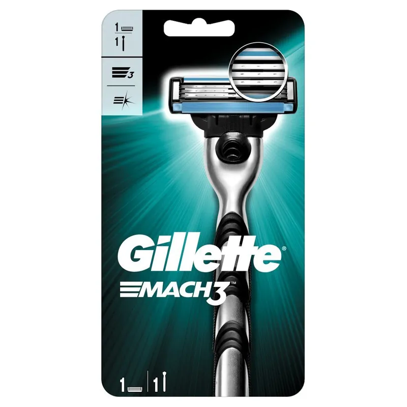 Topprodukt - Gillette Mach3 Rakhyvel + 1 Blad
