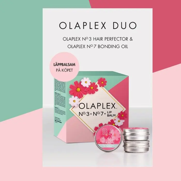 Giftset Olaplex No.3 + No.7 + Lip Balm 15ml - I lager