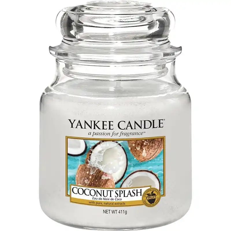 Yankee Candle Medium Coconut Splash - Snabb frakt
