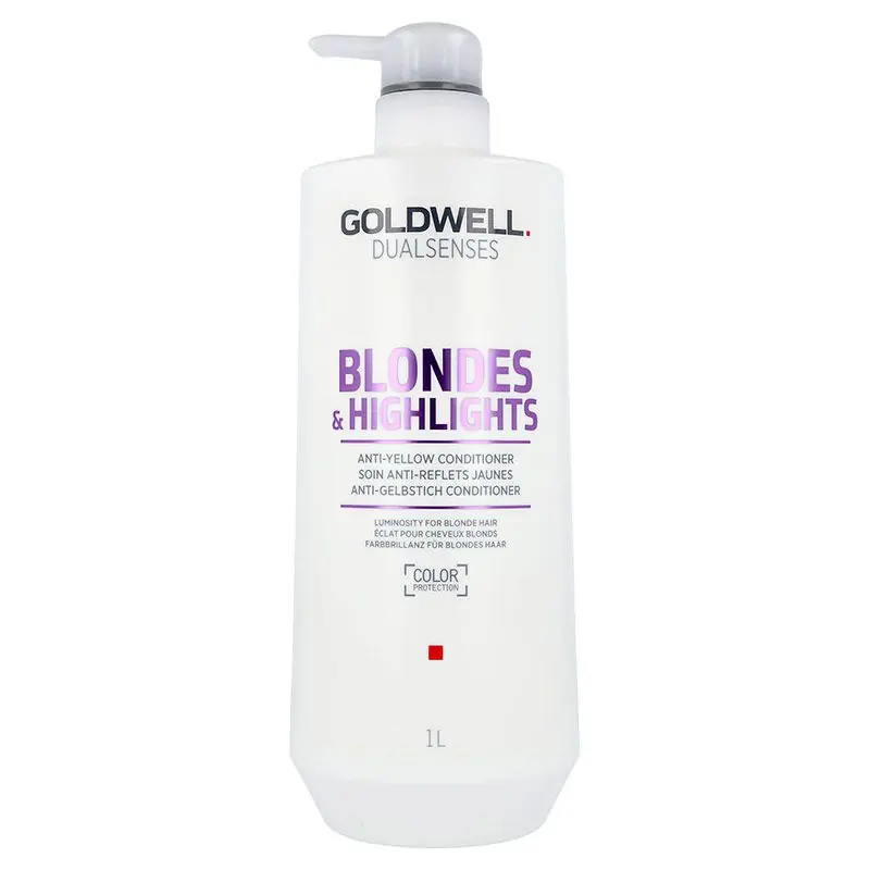 Goldwell Dualsenses Blonde & Highlights Anti-Yellow Conditioner 1000ml - Snabb leverans