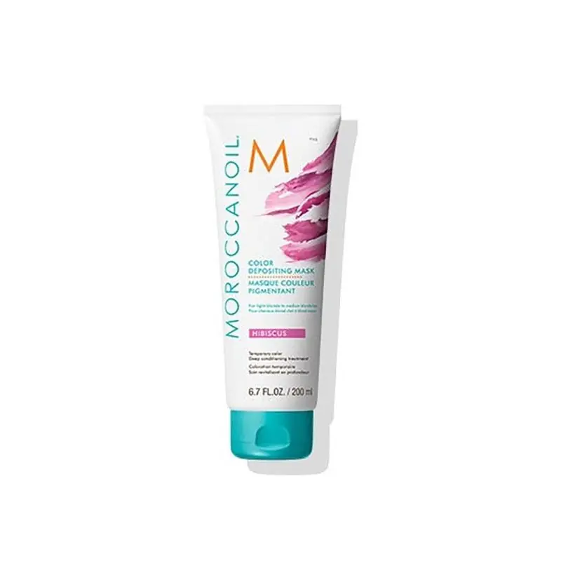 Moroccanoil Color Depositing Mask Hibiscus 200ml | Professionell kvalitet