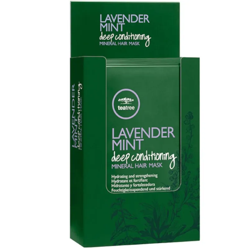 Professionell kvalitet - Paul Mitchell Tea Tree Lavender Mint Deep Conditioning Mineral Hair Mask 6 x 20 ml