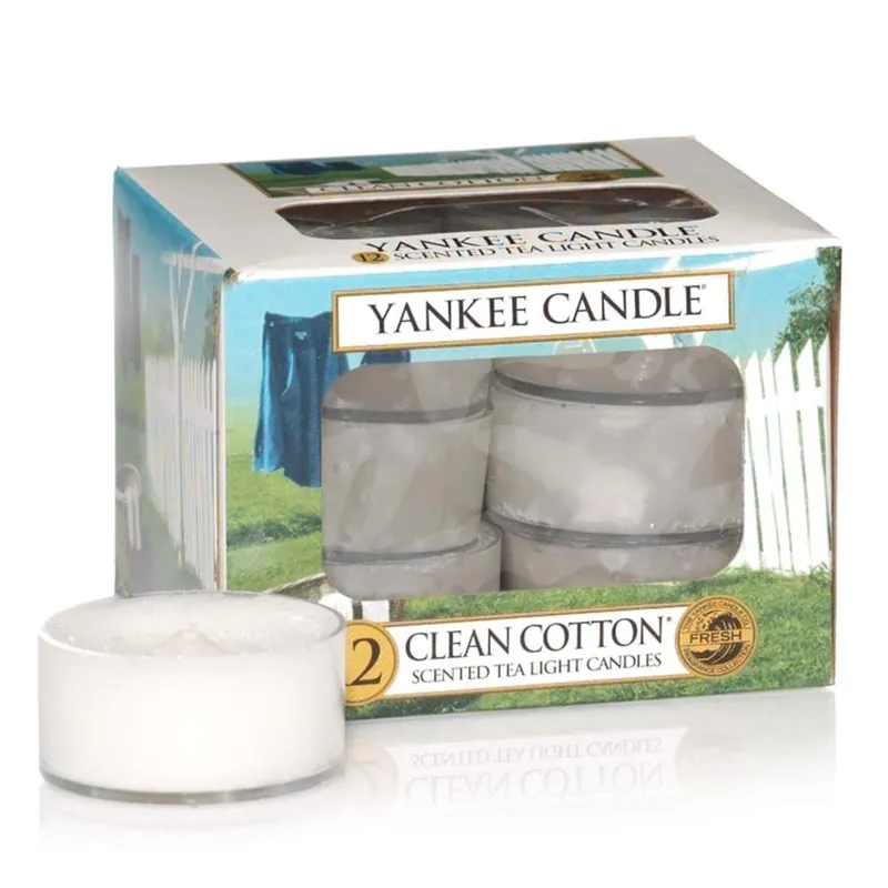 Bästa pris - Yankee Candle Tealight Clean Cotton