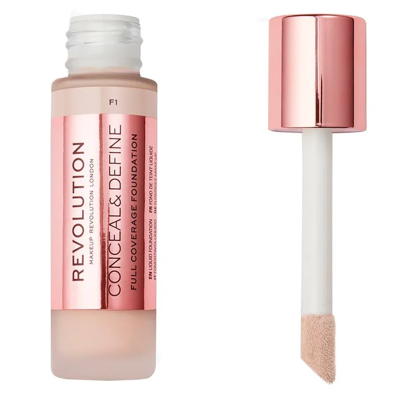 Handla nu | Makeup Revolution Conceal & Define Foundation F1