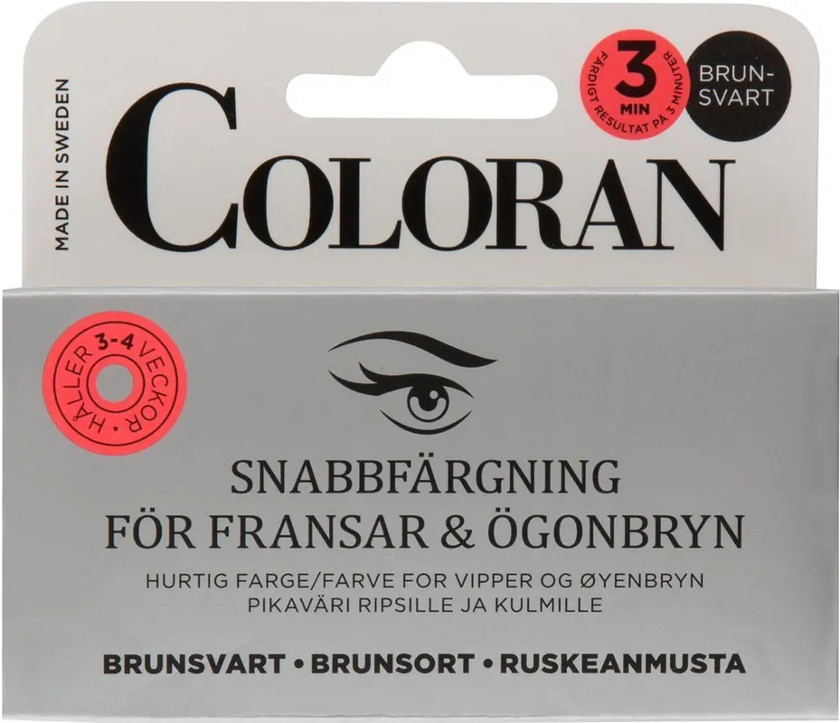 Få kvar i lager - Coloran snabbfärgning, brunsvart