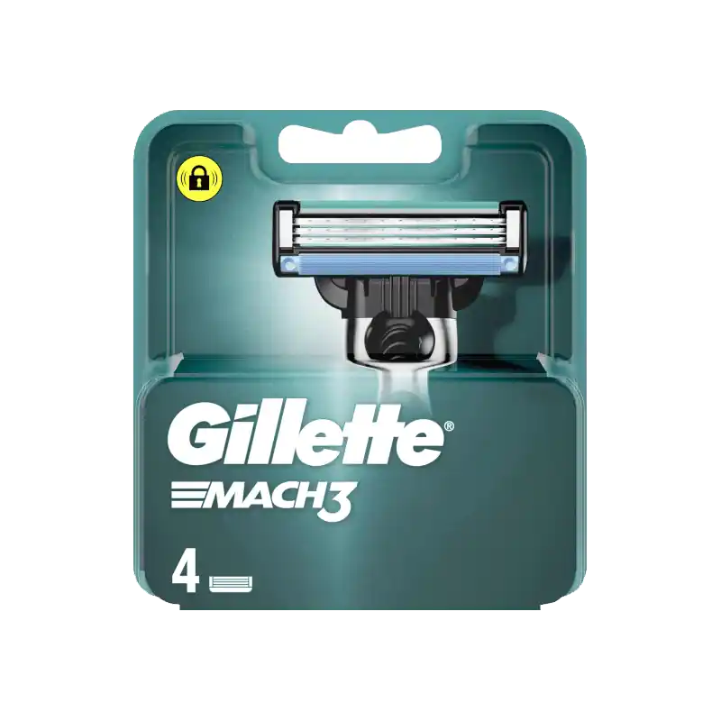 Tryggt köp | Gillette Mach3 4-Pack