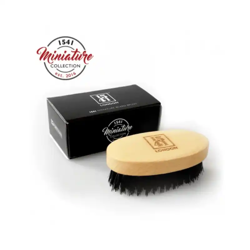 1541 London Miniature Beard Brush Beechwood | Lågt pris