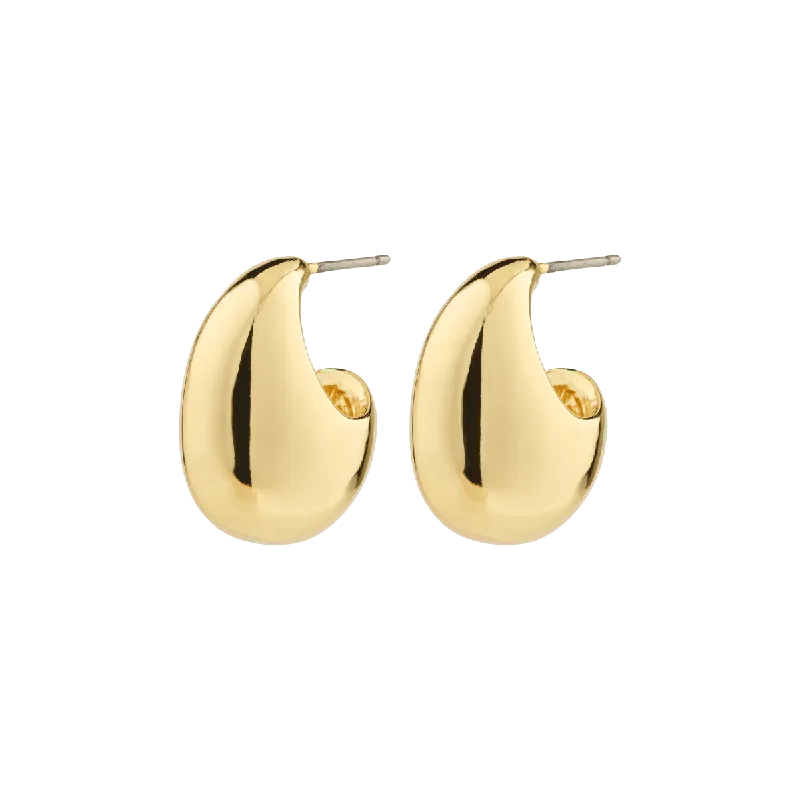 Pilgrim Intent Earrings Gold-Plated | Skynda dig