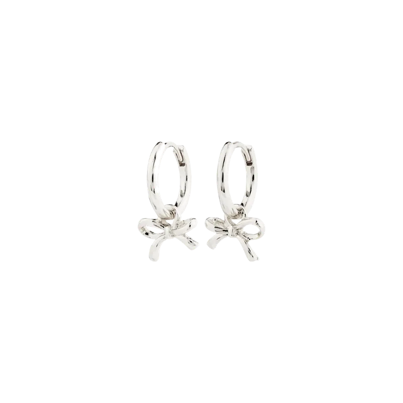 Toppkvalitet - Pilgrim Lysandra Hoop Earrings Silver-Plated